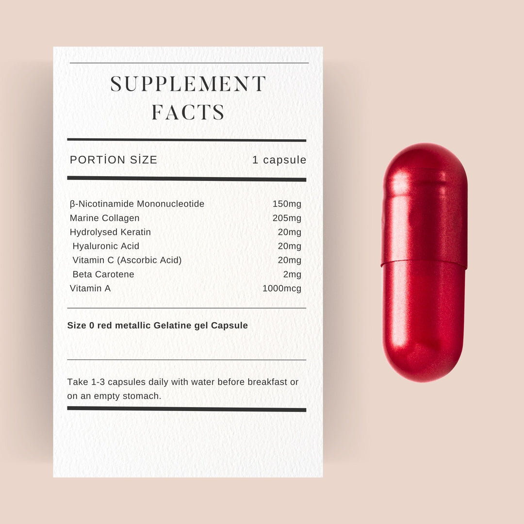 YOUTH WITHIN NMN & Vitamin A Vitality Supplement (99.6% purity)