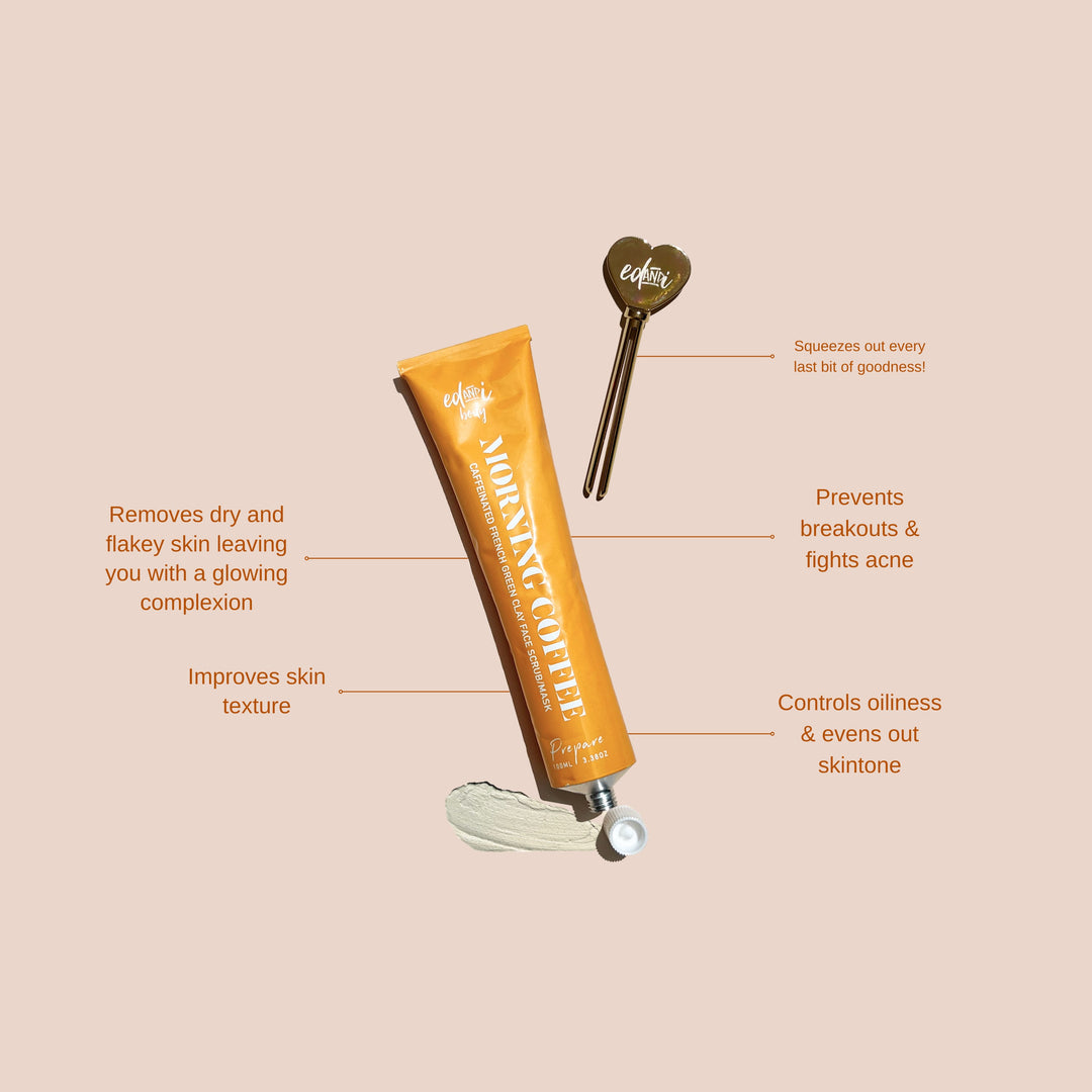 MORNING COFFEE Face Scrub and Mask+ key