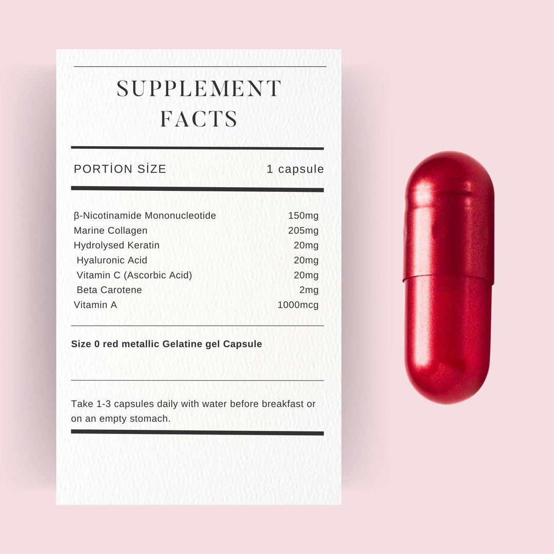 YOUTH WITHIN NMN & Vitamin A Vitality Supplement (99.6% purity)