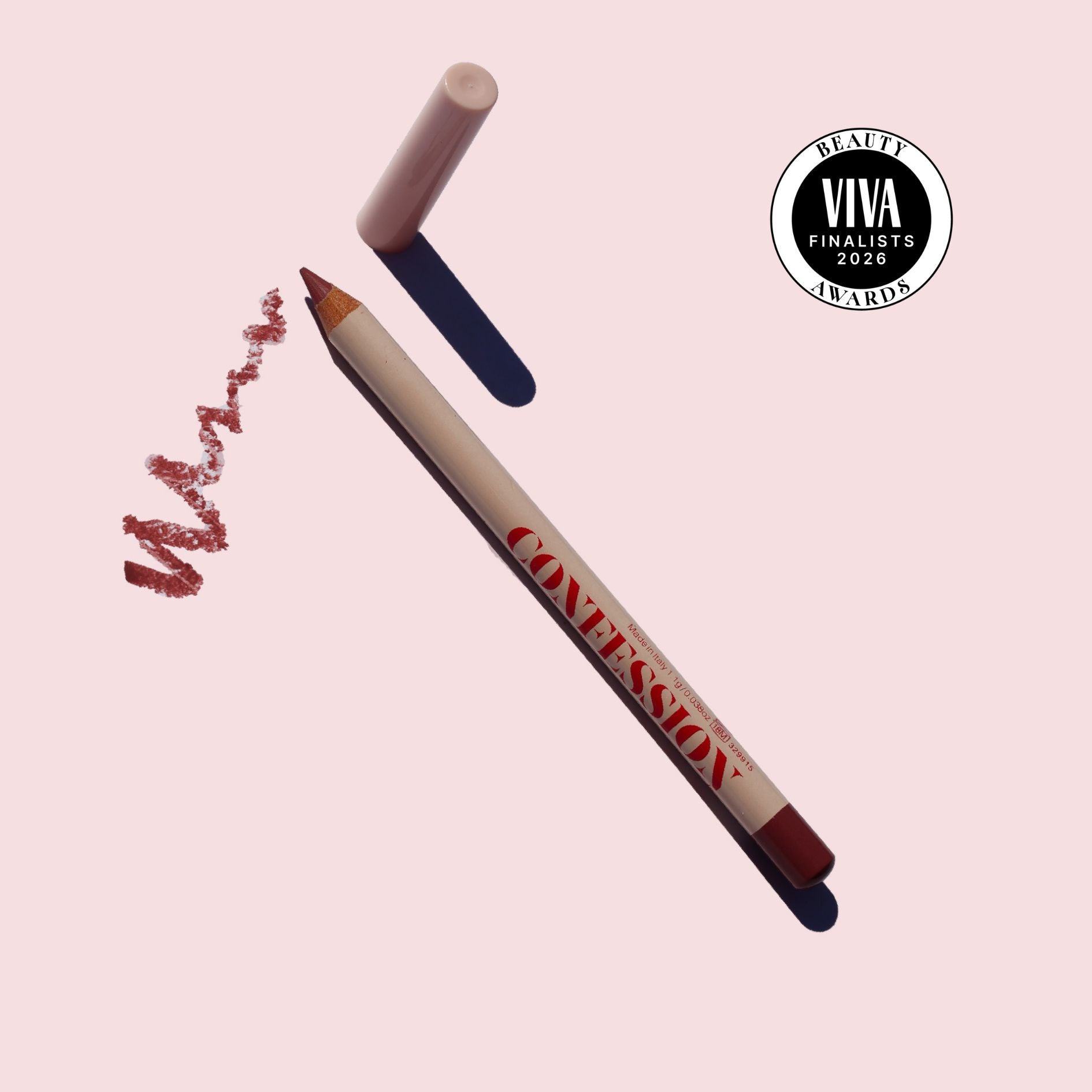 Confession Lip Smudge Pencil (neutral-rosy brown)