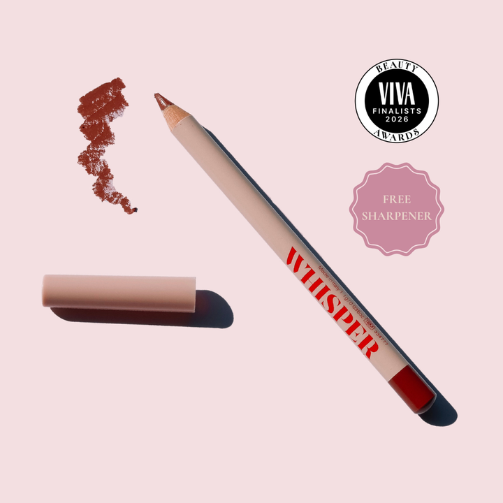 WHISPER Lip Smudge Pencil (muted nude brown)