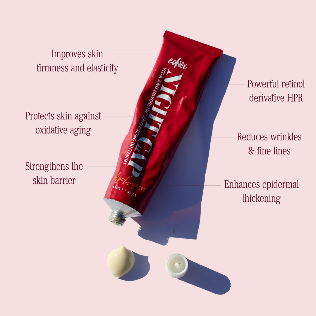 NIGHT CAP Vit A (4%) and Novoretin™ anti aging ointment