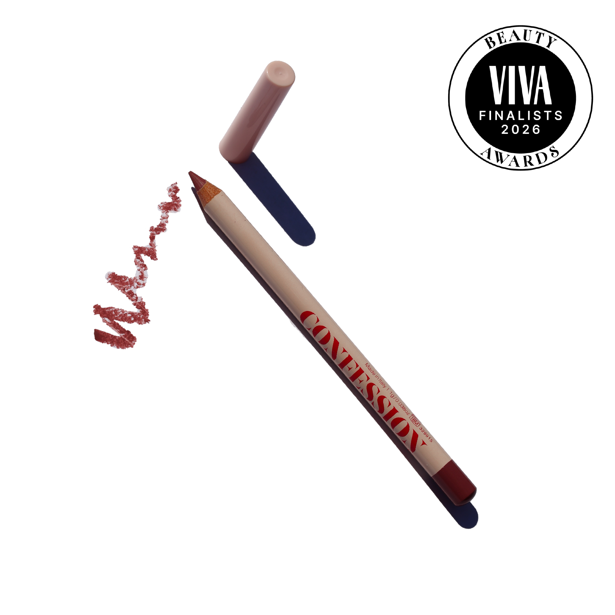 Confession Lip Smudge Pencil (neutral-rosy brown)