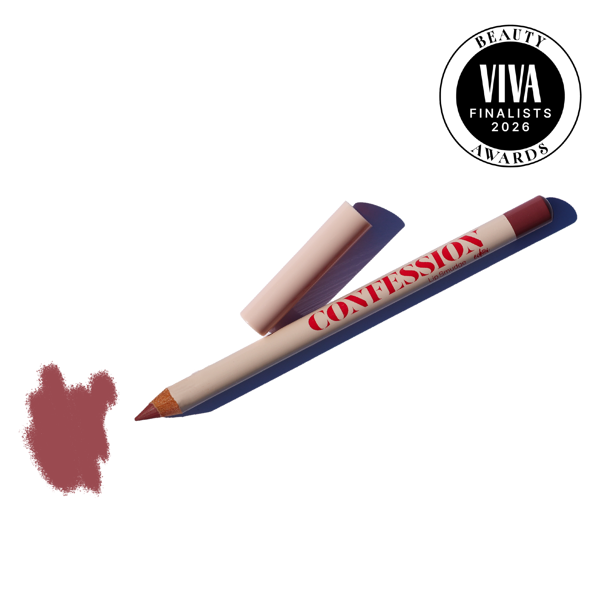 Confession Lip Smudge Pencil (neutral-rosy brown)