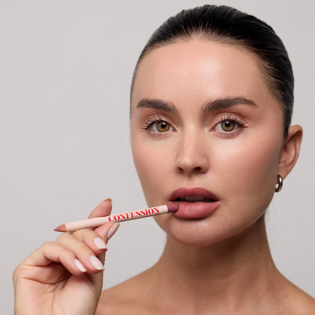 Confession Lip Smudge Pencil (neutral-rosy brown)